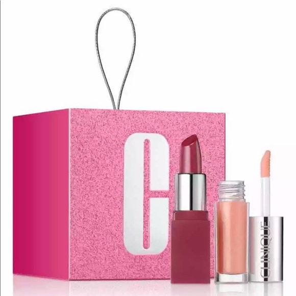 CLINIQUE - POP TREATS GIFT SET - LIP COLOUR + LIP GLOSS - NEW - Picture 3 of 3